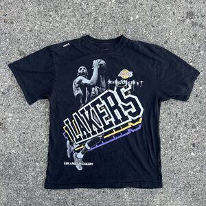 UNK Kobe Bryant Mens Large Graphic Print Shirt Black Los Angeles Lakers Y2K